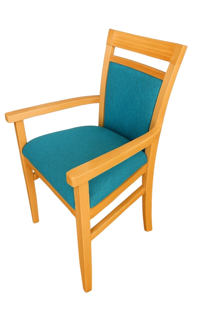 Silla Tokio con apoyabrazos (Pana cross – Black)