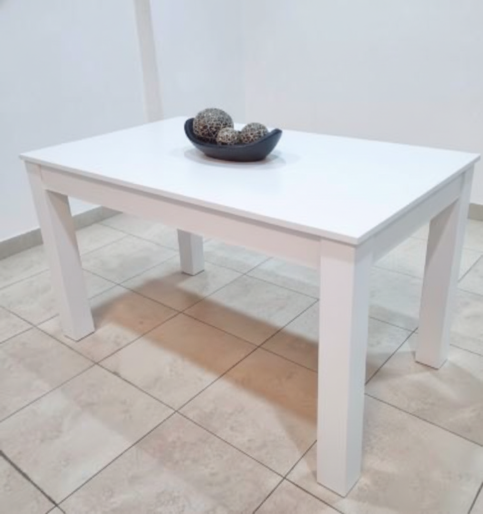 Mesa extensible 140 toda blanca Outlet